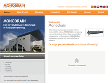 Tablet Screenshot of monodrain.com